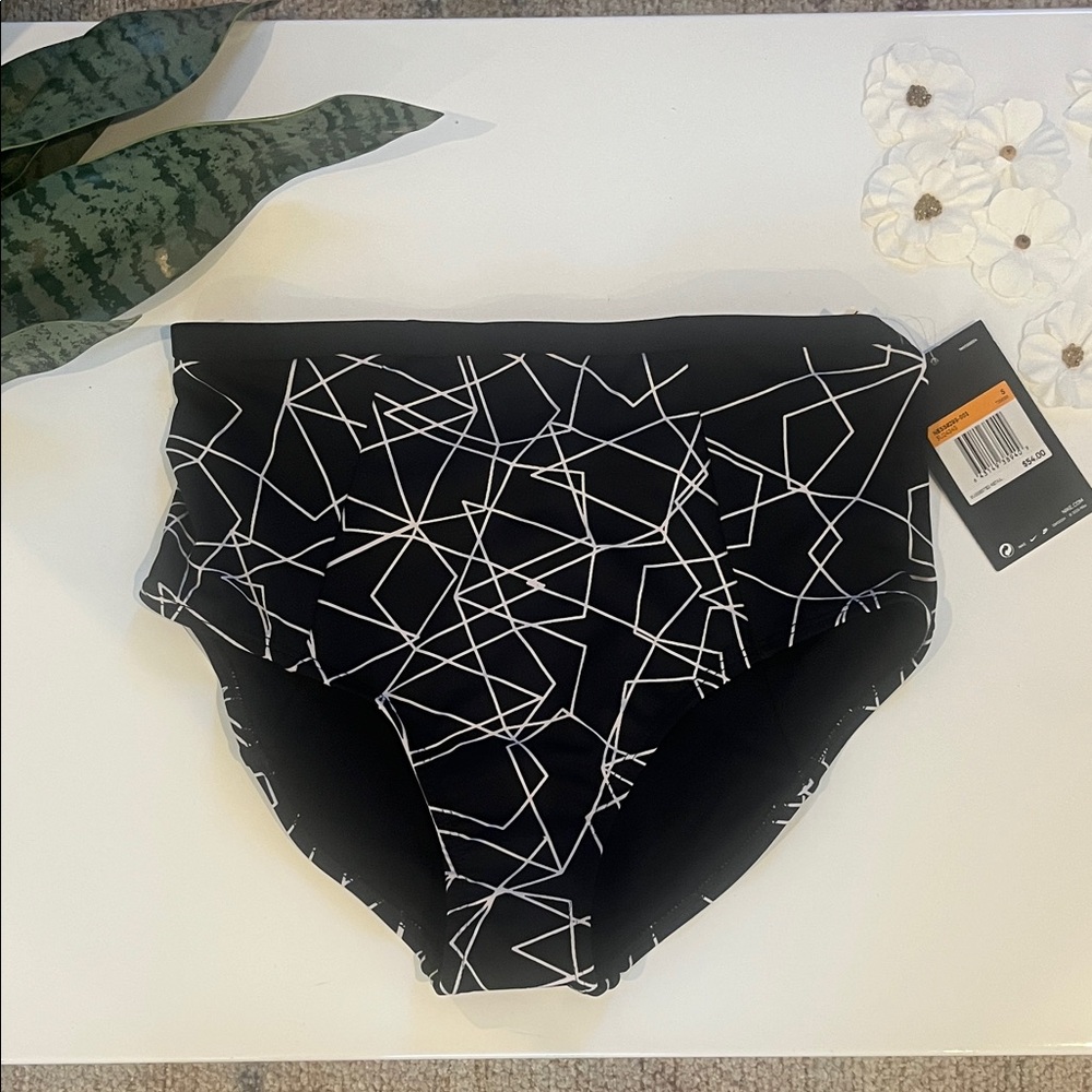 Nike Black and White Bikini Bottom